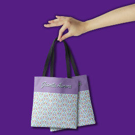 Geometrische Chevron Zigzag Mozaïek Naadloos Patro Tote Bag