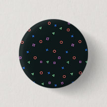 Geometrische Chic: driehoek-geïnspireerde Button"
