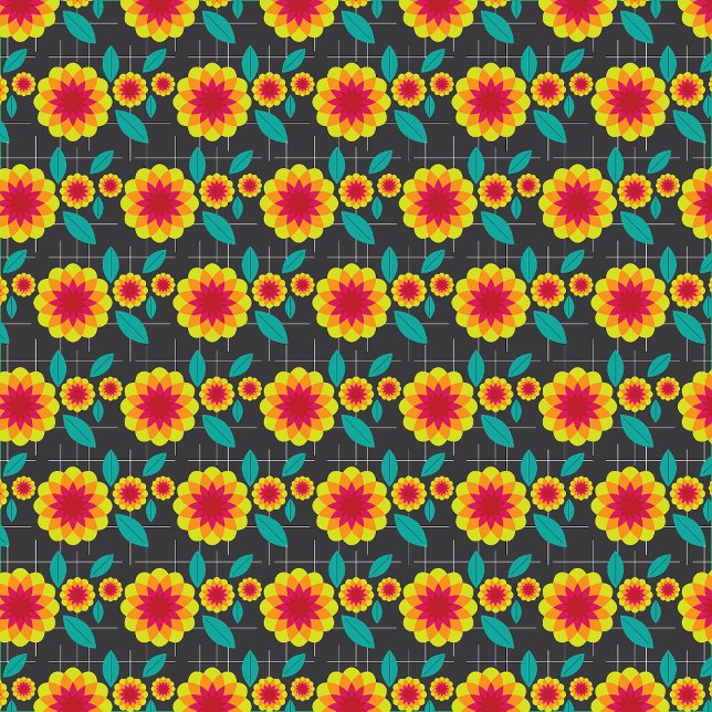 Geometrische chrysanten kussen (Creator heeft geüpload)