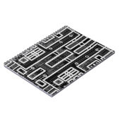 Geometrische circuitkaart notitieboek (Linkerzijde)