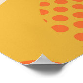 Geometrische cirkel naadloos patroon in de 60s sto poster (Hoek)