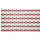 Geometrische cirkellijn rood & wit stof (Fat Quarter)