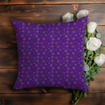  geometrische cirkellijnpatroon paarse