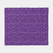  geometrische cirkellijnpatroon wit fleece deken (Voorkant (Horizontaal))