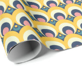 Geometrische cirkelpatroon cadeaupapier (Rol Hoek)