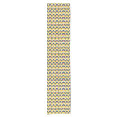 Geometrische cirkelpatroon korte tafelloper (Voorkant)