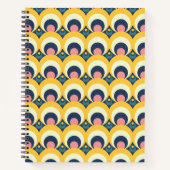 Geometrische cirkelpatroon notitieboek (Voorkant)