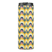 Geometrische cirkelpatroon thermosbeker (Achterkant)