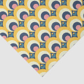 Geometrische cirkelpatroon tissuepapier (Detail)