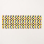 Geometrische cirkelpatroon yogamat (Voorkant (horizontaal))