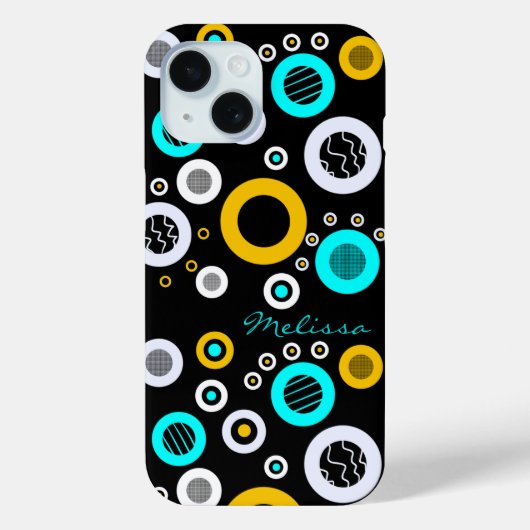 Geometrische cirkels abstract Case-Mate iPhone case (Achterkant)