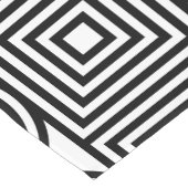 Geometrische cirkels en vierkanten korte tafelloper (Hoek)