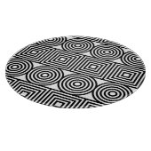 Geometrische cirkels en vierkanten snijplank (Hoek)