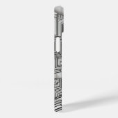 Geometrische cirkels lijnkunst Case-Mate iPhone case (Achterkant / Rechts)