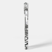 Geometrische cirkels lijnkunst Case-Mate iPhone case (Achterkant / Links)