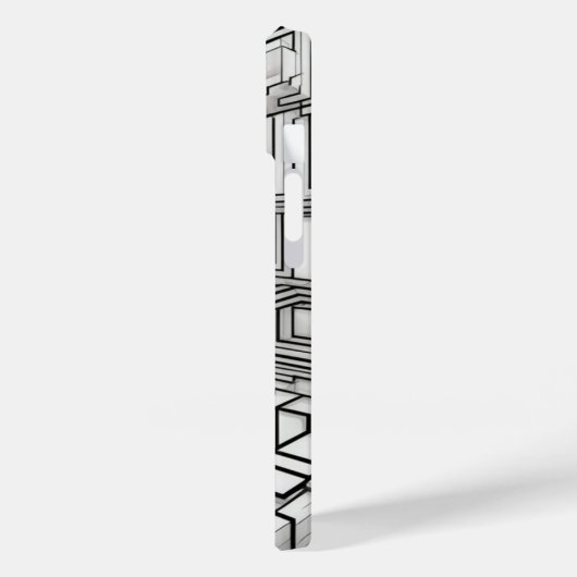 Geometrische cirkels lijnkunst Case-Mate iPhone case (Achterkant / Links)