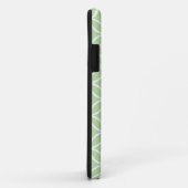 Geometrische cirkels Mint Groene Grauwe Monogram Case-Mate iPhone Case (Achterkant/rechts)