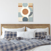 Geometrische cirkels Moderne Abstracte canvasmuurk Canvas Afdruk (Insitu (Slaapkamer))