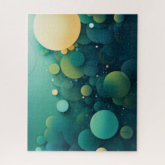 Geometrische cirkels puzzel legpuzzel (Verticaal)