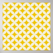 Geometrische cirkels vormen naadloze cirkelvormige poster (Voorkant)