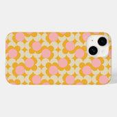 Geometrische cirkelvormig midden ventilatorpatroon Case-Mate iPhone case (Achterkant (horizontaal))