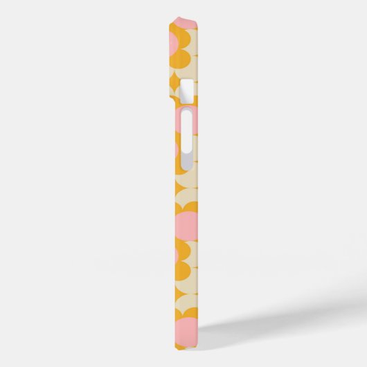 Geometrische cirkelvormig midden ventilatorpatroon Case-Mate iPhone case (Achterkant / Links)