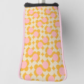 Geometrische cirkelvormig midden ventilatorpatroon golfheadcover (Draai 90)