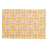 Geometrische cirkelvormig midden ventilatorpatroon kussensloop (Achterkant)