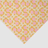 Geometrische cirkelvormig midden ventilatorpatroon tissuepapier (Detail)