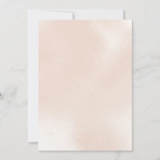 Geometrische Classic Dusty Pink Rose Het is een me Kaart (Achterkant)