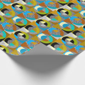 Geometrische collage: cirkels,  patroon. cadeaupapier (Hoek)