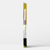 Geometrische collage: cirkels,  patroon. Case-Mate iPhone case (Achterkant / Links)