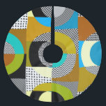 Geometrische collage: cirkels,  patroon. kerstboom rok<br><div class="desc">Naadloos patroon. Cirkelenpatroon in geometrische collagestijl. Vintage beeld. Geniet van de set van 16 kleurrijke tegels Azulejos met traditionele decoratieve motieven. Een  medley van cirkels creëer is een betoverend patroon. retro,  patchwork,  achtergrond,  abstract,  illustratie,  textuur,  decor,  mode,  wit,  grunge,  naadloos,  geometrisch,  stof,  oud,  collage,  kleuren,  stippen,  cirkels,  textiel</div>