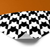 Geometrische collage: cirkels,  patroon. poster (Hoek)