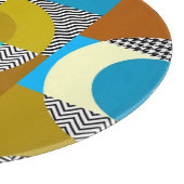 Geometrische collage: cirkels,  patroon. snijplank (Hoek)