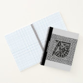 GEOMETRISCHE COMPASEN EN PROTRACTOR (LIGHT GRAY) N NOTITIEBOEK (Binnen)