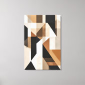 Geometrische Convergentie Canvas Afdruk (Voorkant)