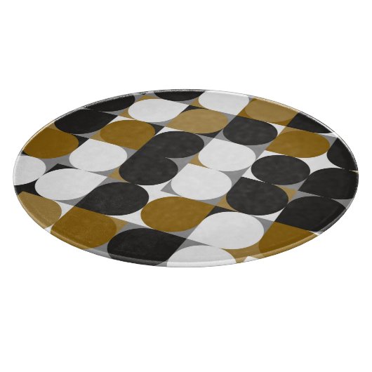 Geometrische creativiteit: naadloos patroonontwerp snijplank (Hoek)