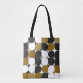 Geometrische creativiteit: naadloos patroonontwerp tote bag (Voorkant)