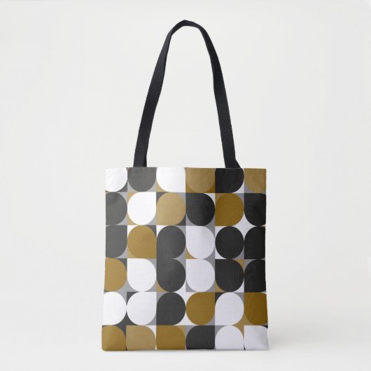 Geometrische creativiteit: naadloos patroonontwerp tote bag (Voorkant)