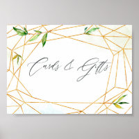 Geometrische Crystal trouwkaarten en geschenken