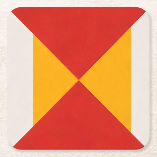 Geometrische decoratie kartonnen onderzetters (Voorkant)