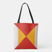 Geometrische decoratie tote bag (Achterkant)