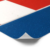 Geometrische decoratieve Aangepaste tekst Poster (Hoek)