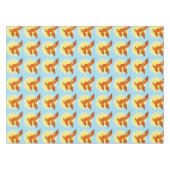 Geometrische decoratieve andean Condor Bird Tafelkleed (Voorkant (Horizontaal))