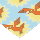Geometrische decoratieve andean Condor Bird Tafelkleed (Gekanteld)