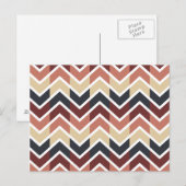 Geometrische Design Kleurwijn, Blauwgroen, beige, Briefkaart (Voorkant / Achterkant)