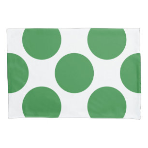 Geometrische diagonale groene poolpunten op elke k kussensloop