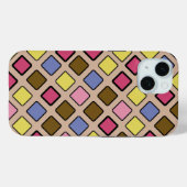 Geometrische diagonale Tegels op elke kleur Case-Mate iPhone Case (Achterkant (horizontaal))