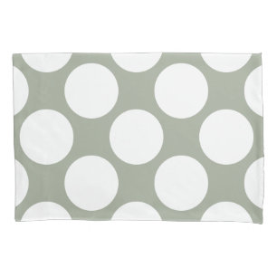 Geometrische diagonale witte poolpunten op elke kl kussensloop